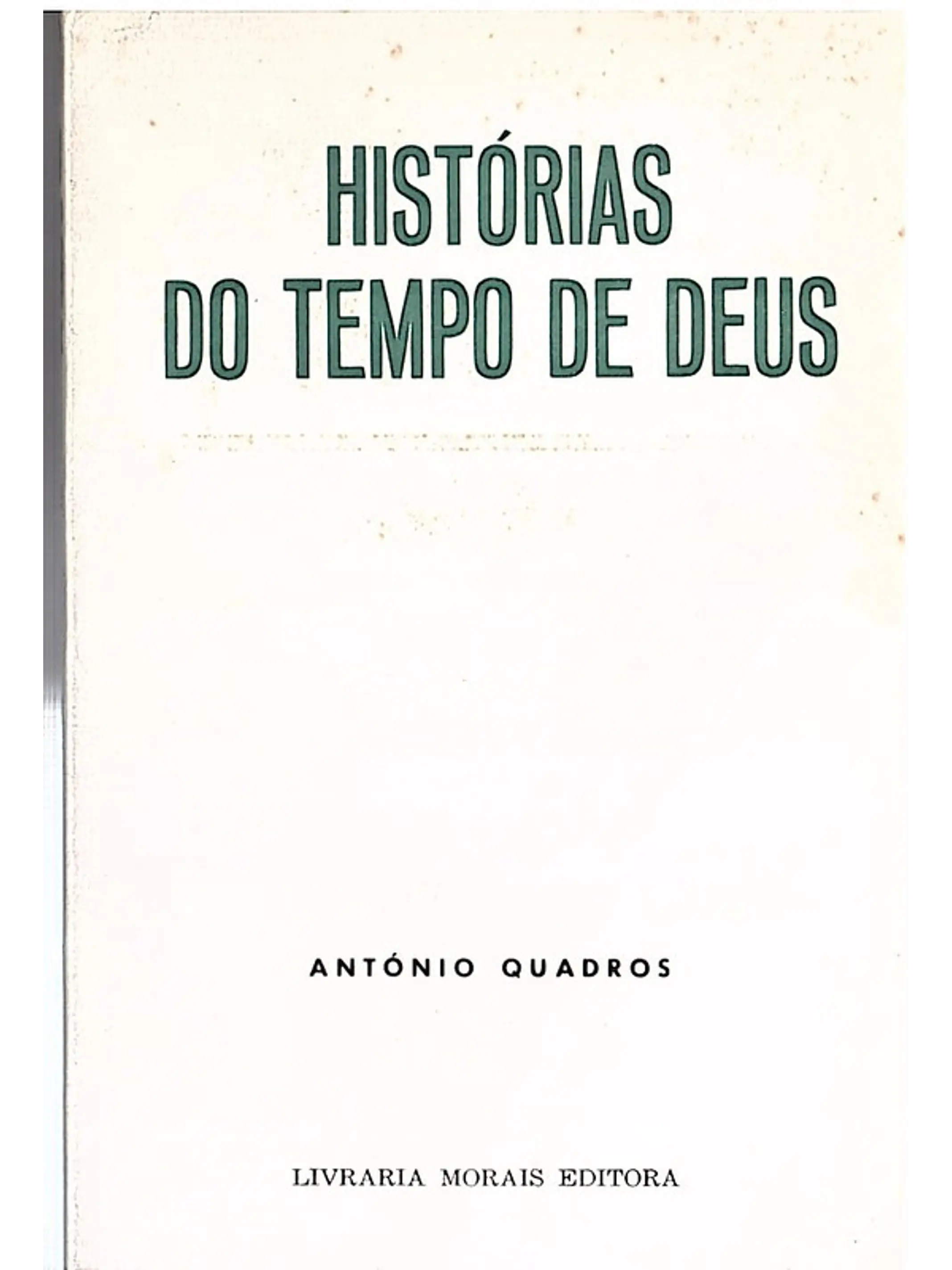Histórias do tempo de Deus 1