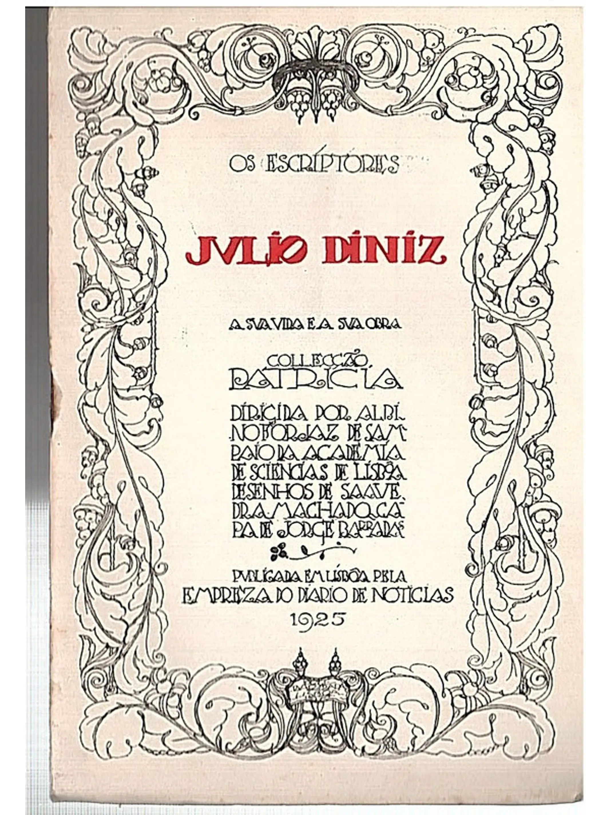 Júlio Dinis - os Escriptores 1