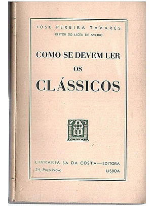 Como se devem ler os clássicos