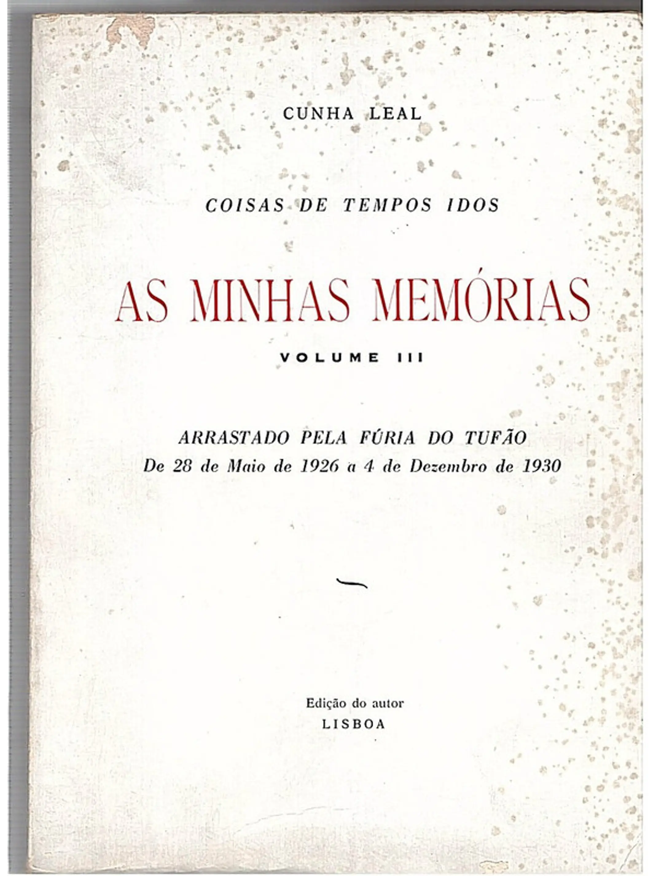 As minhas memórias 1