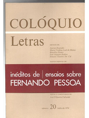 Colóquio letras volume 020
