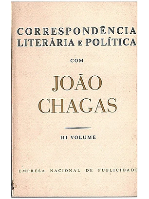 Correspondência literária e politica com João Chagas