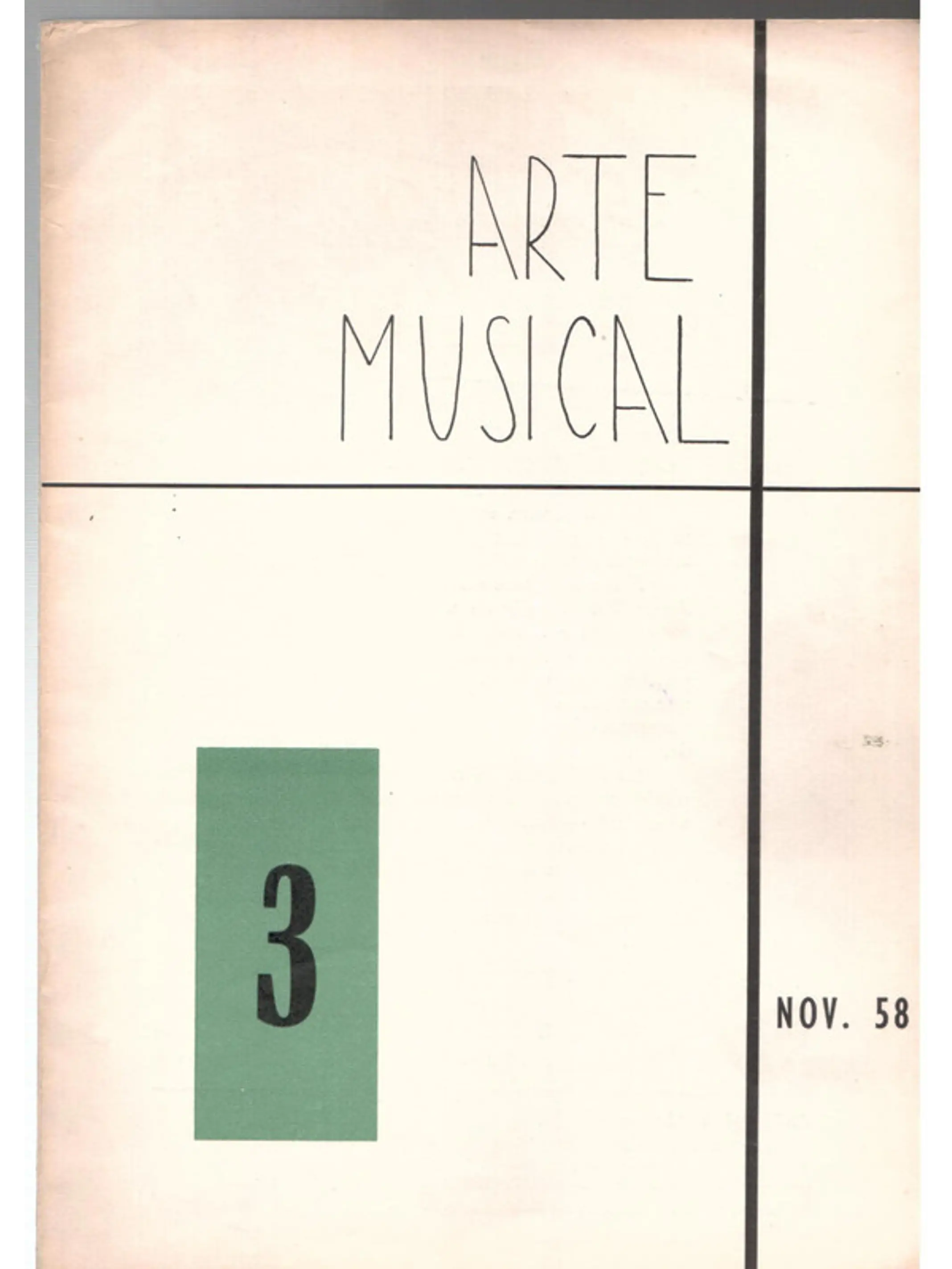Arte Musical - 1958 - Volume 003 1