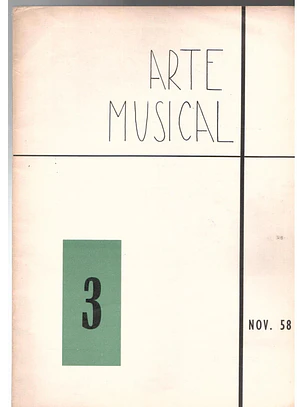 Arte Musical - 1958 - Volume 003