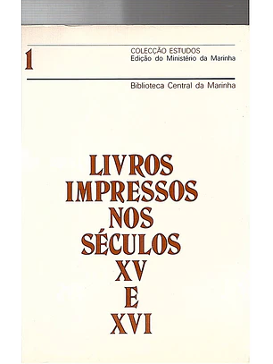 Livros impressos nos séculos XV E XVI