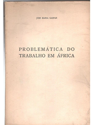 Problemática do trabalho em África