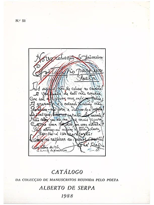 Catálogo da colecção de manuscritos reunida pelo poeta