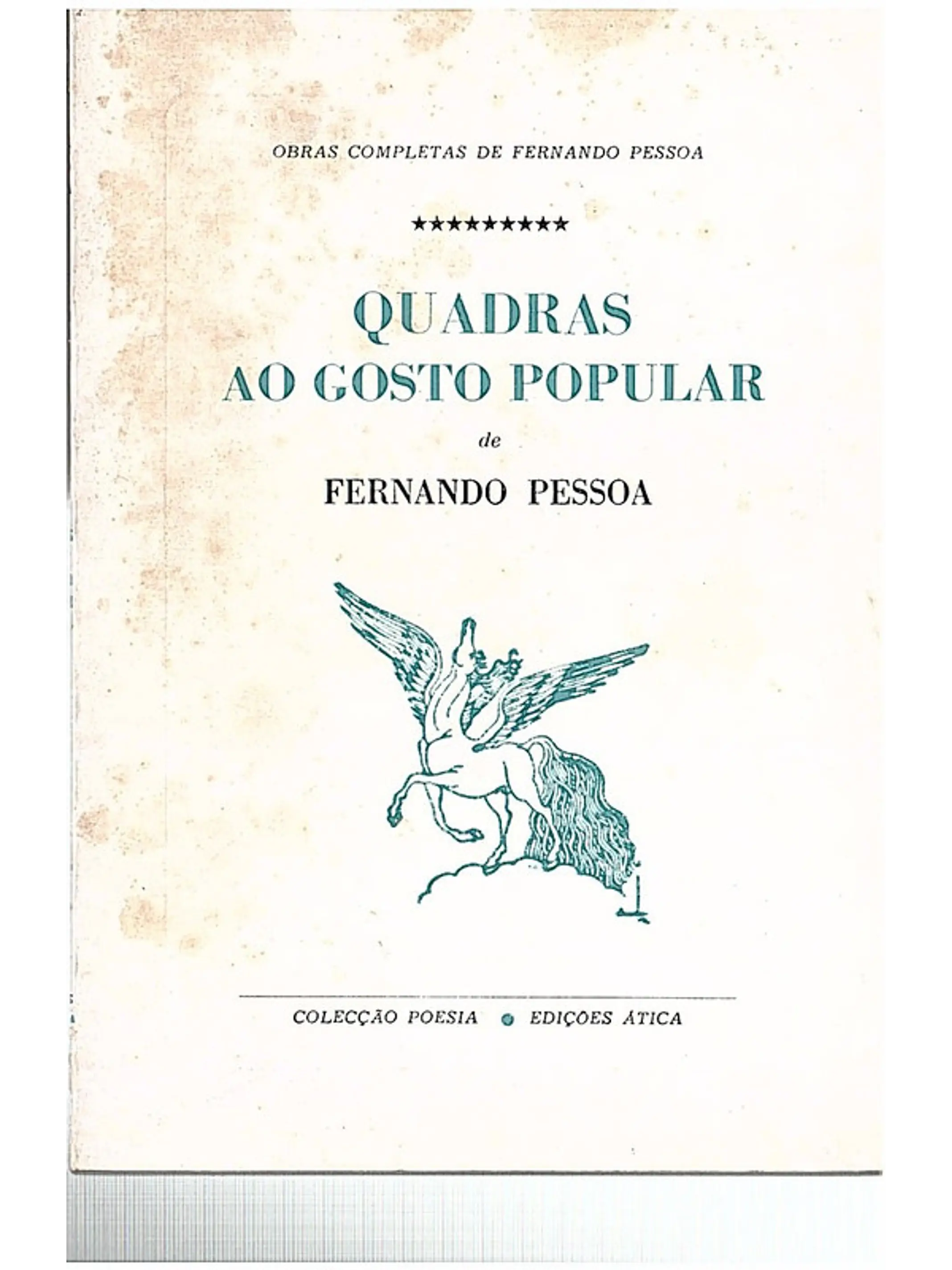 Quadras ao gosto popular 1