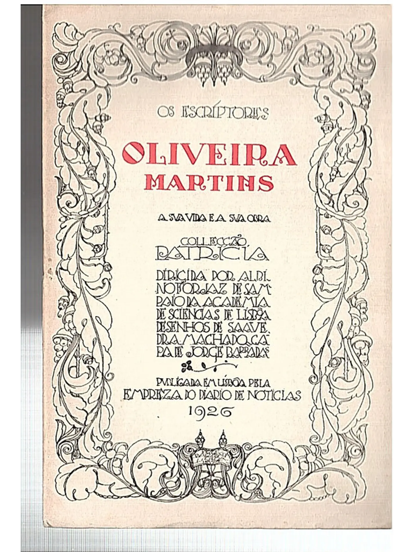 Oliveira Martins - os Escriptores 1