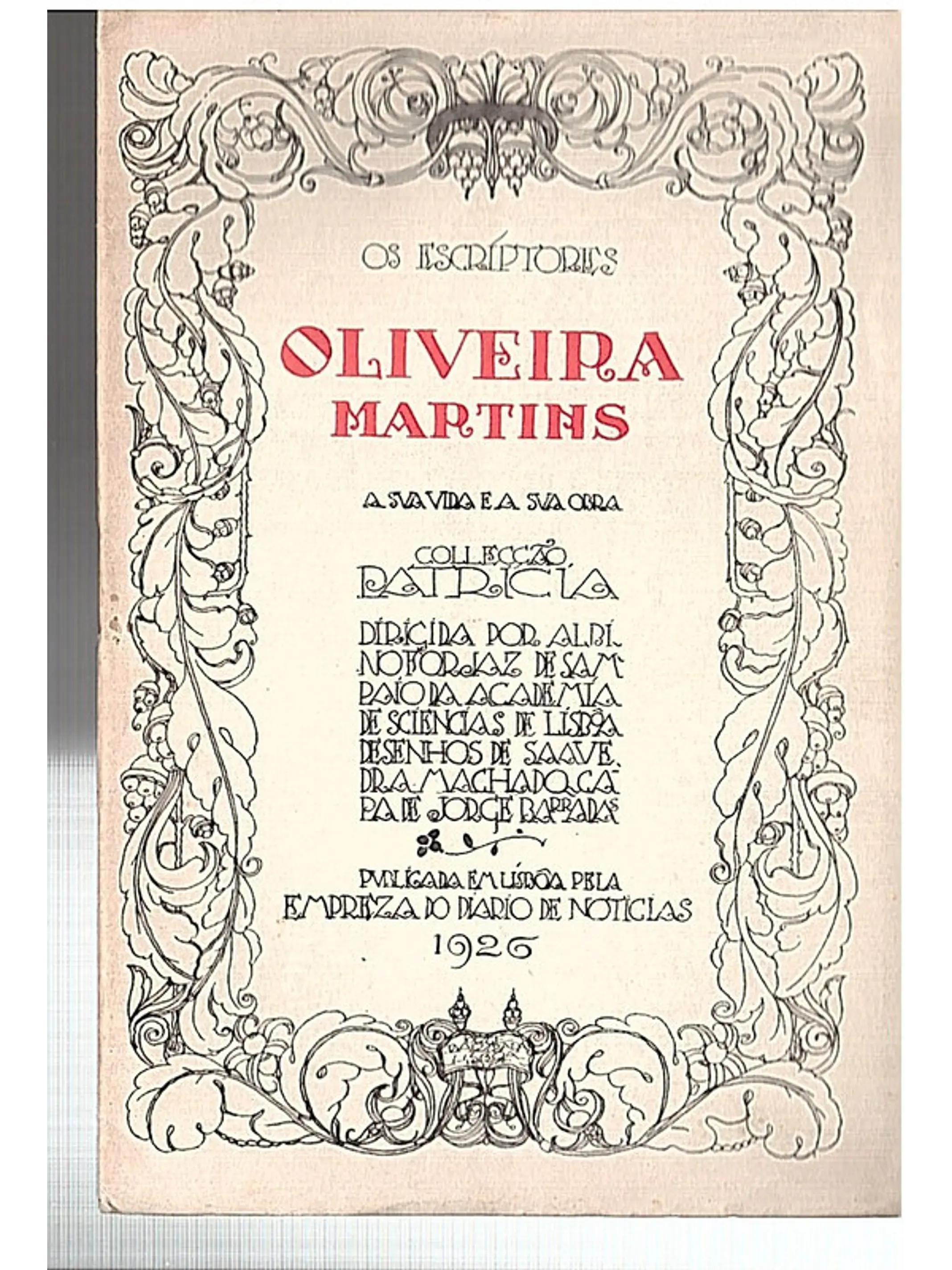Oliveira Martins - os Escriptores 1