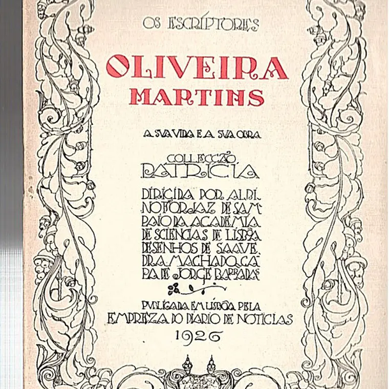 Oliveira Martins - os Escriptores 1