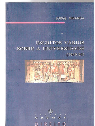 Escritos vários sobre a universidade (1969-94)
