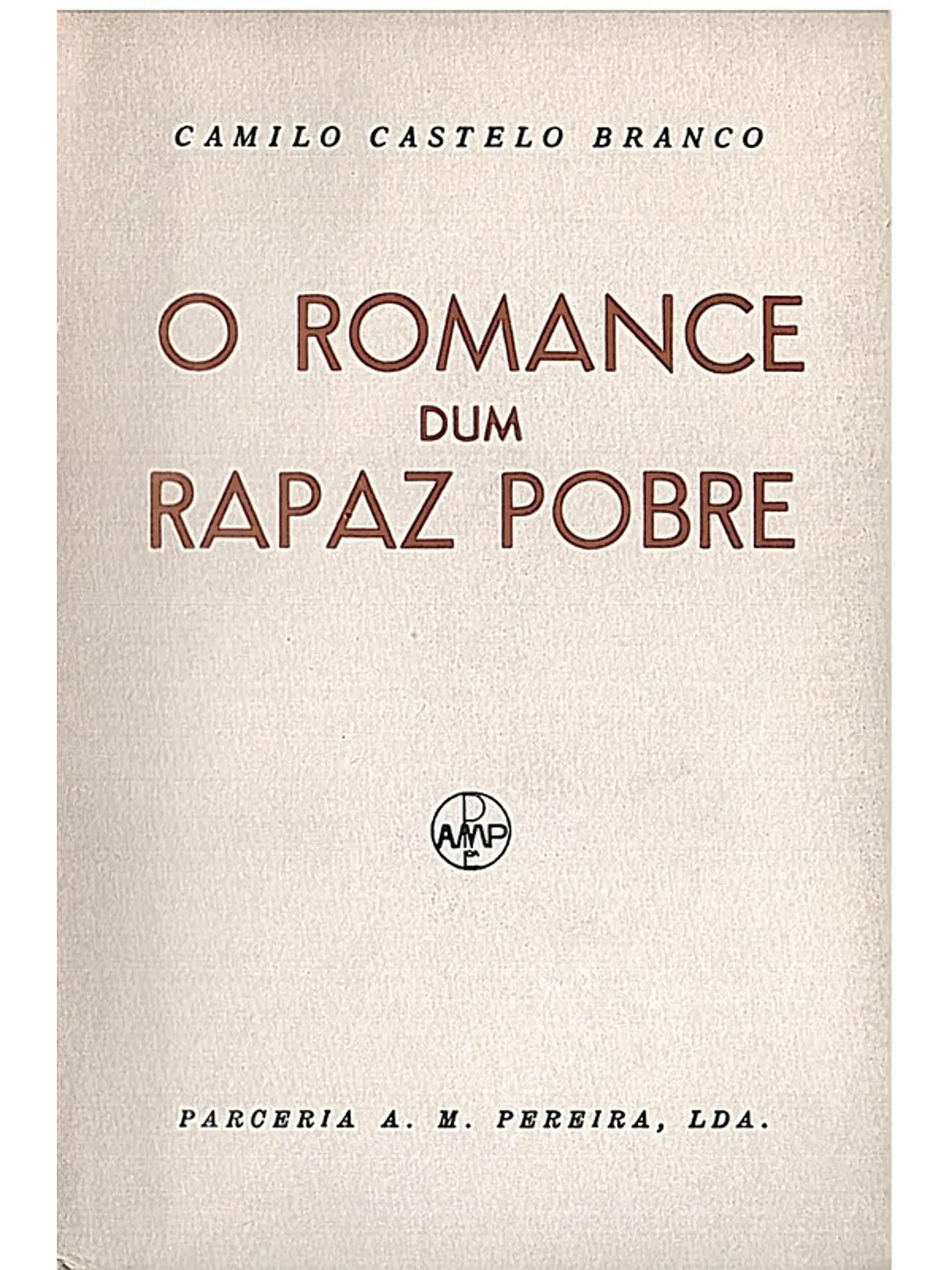 O romance dum rapaz pobre 1
