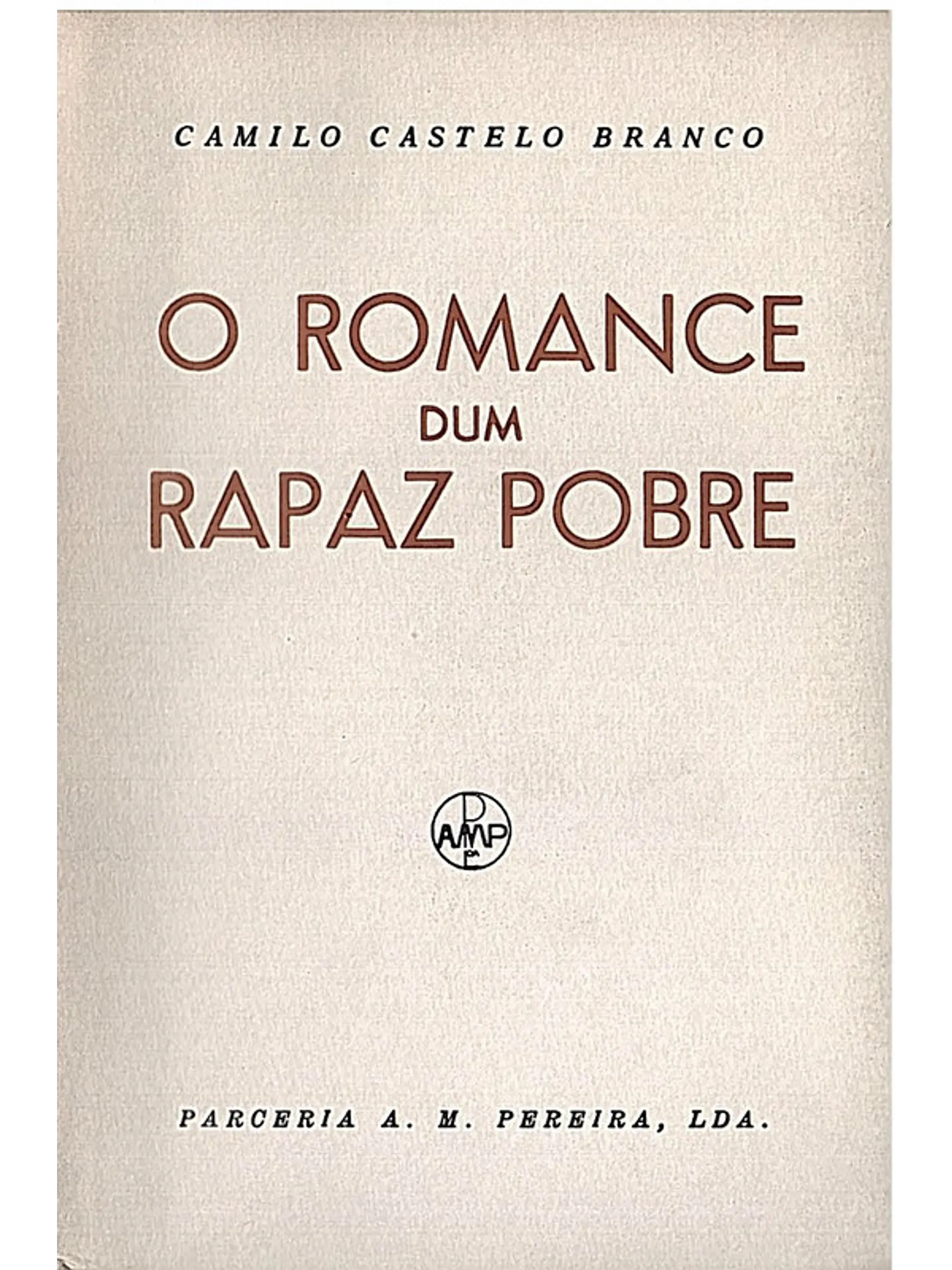 O romance dum rapaz pobre 1