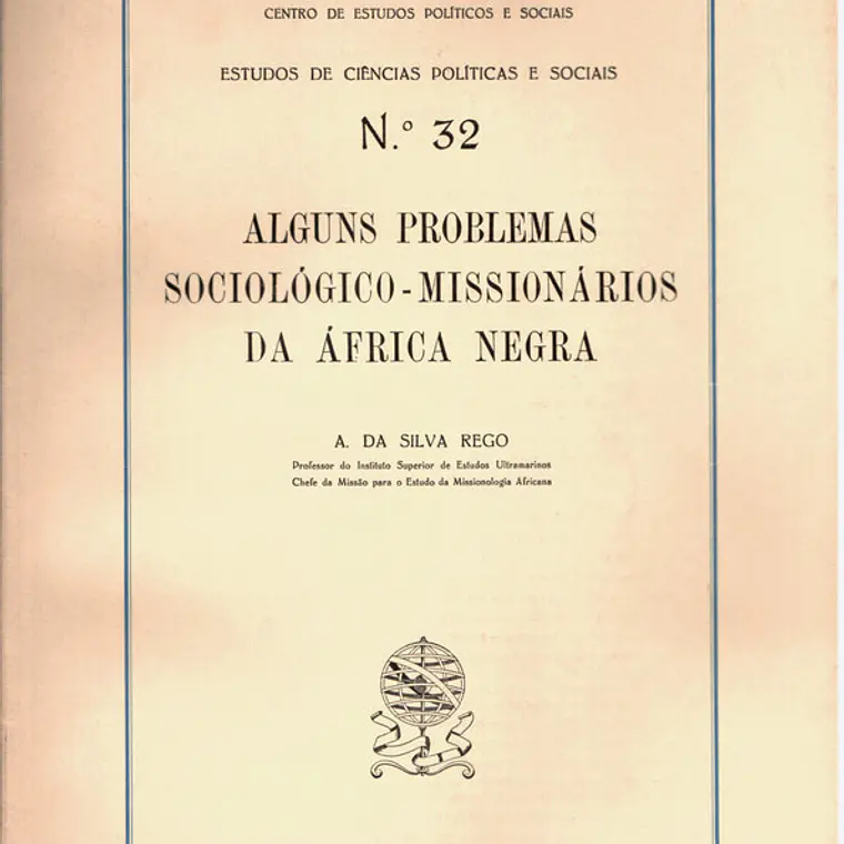 Alguns problemas sociológico ou missionários na África negra 1
