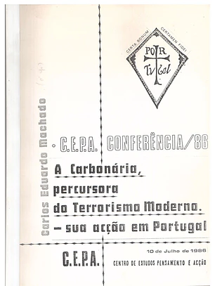 A carbonária precursora do terrorismo moderno sua ação em Portugal