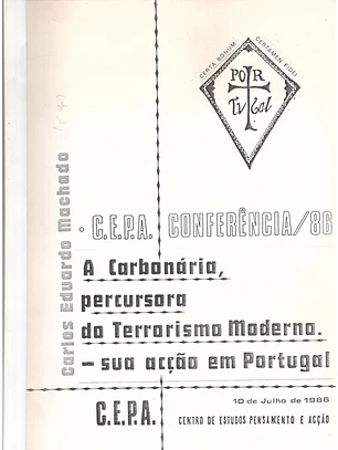 A carbonária precursora do terrorismo moderno sua ação em Portugal