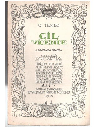 Revista da coleção Patrícia - Gil Vicente a sua vida e a sua obra