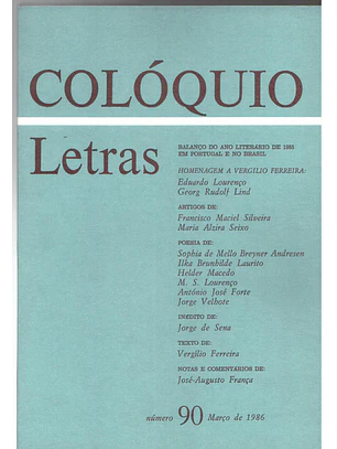 Colóquio letras volume 090