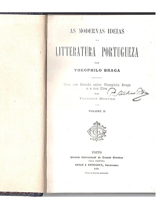 As modernas ideias da literatura portugueza