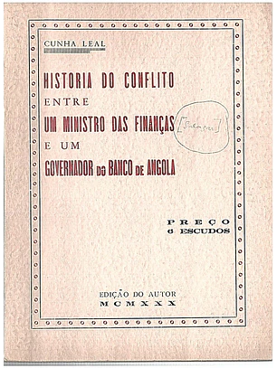 História do conflito entre um ministro das finanças e um governador do banco de angola