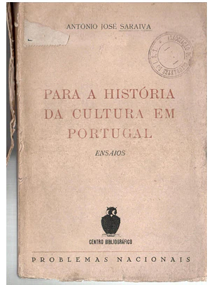 Para a história da cultura em portugal (ensaios)
