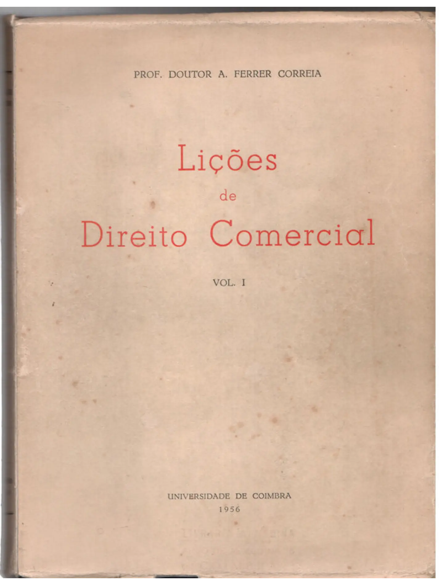 Lições de direito comercial (vol. 1) 1