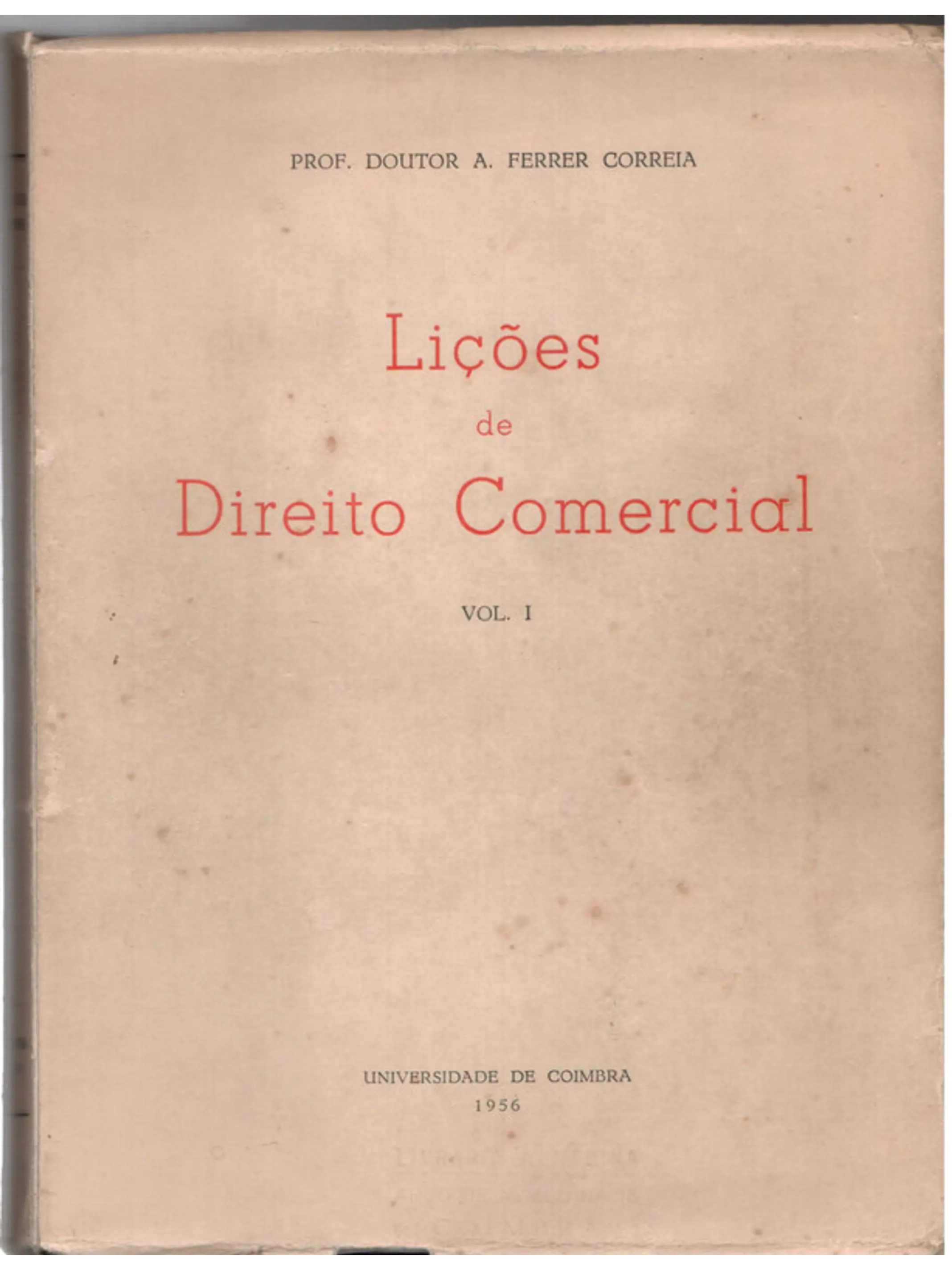 Lições de direito comercial (vol. 1) 1