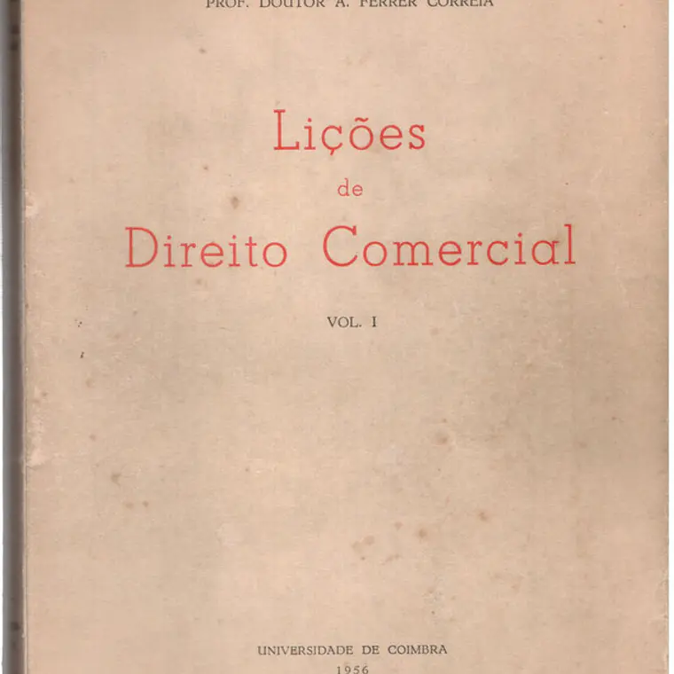 Lições de direito comercial (vol. 1) 1