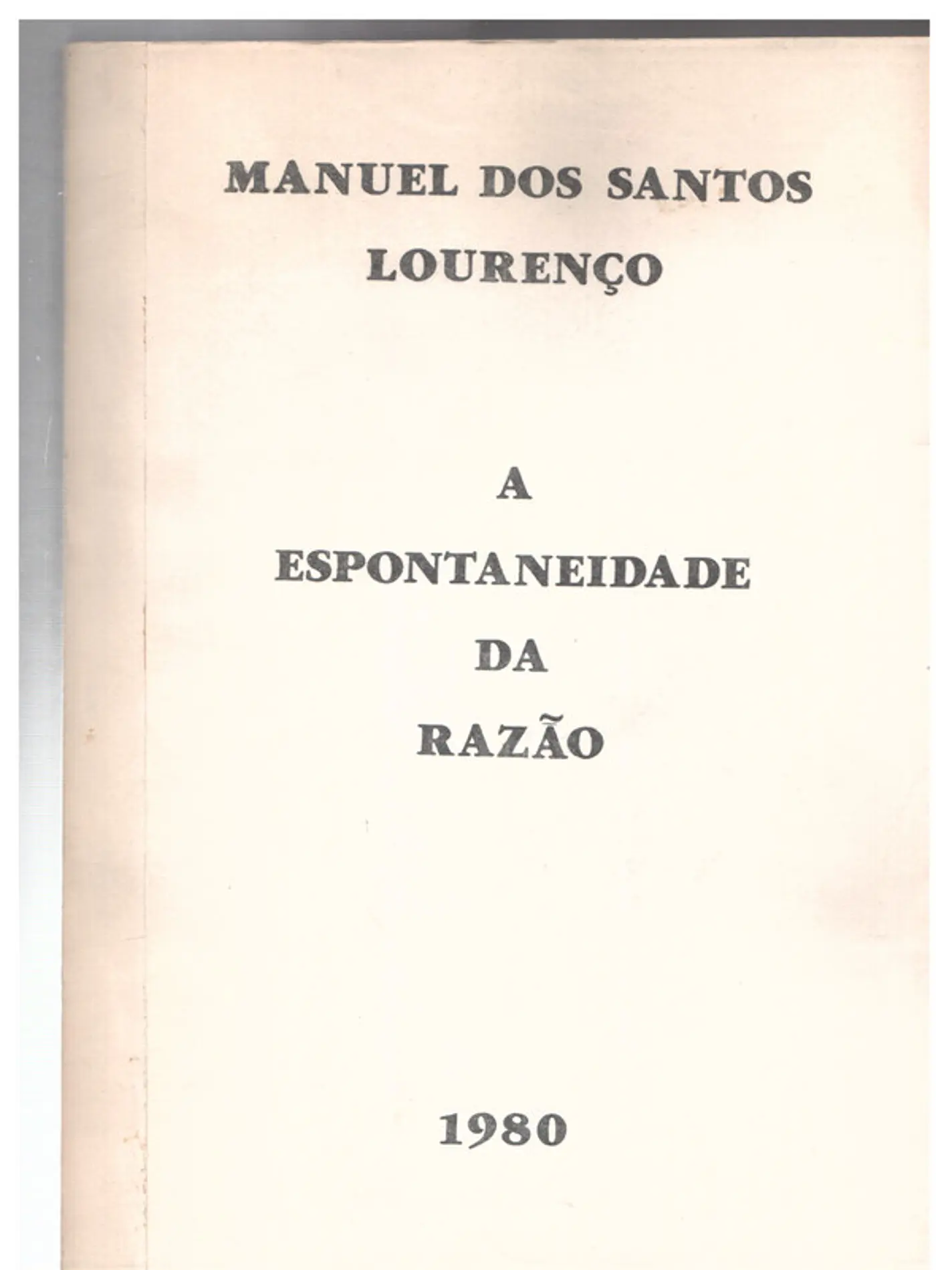 A espontaneidade da razão 1