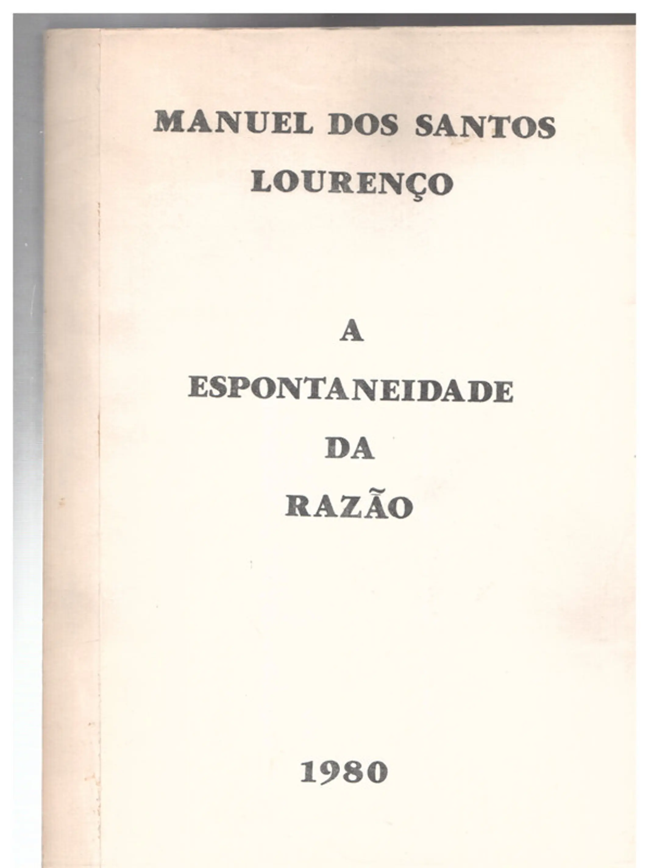 A espontaneidade da razão 1