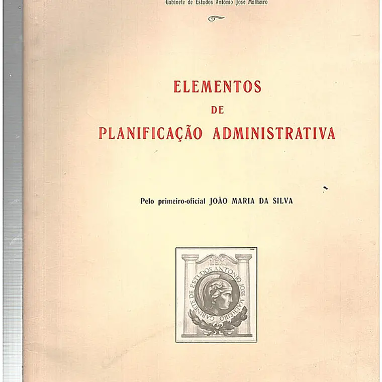 Elementos de planificação administrativa 1
