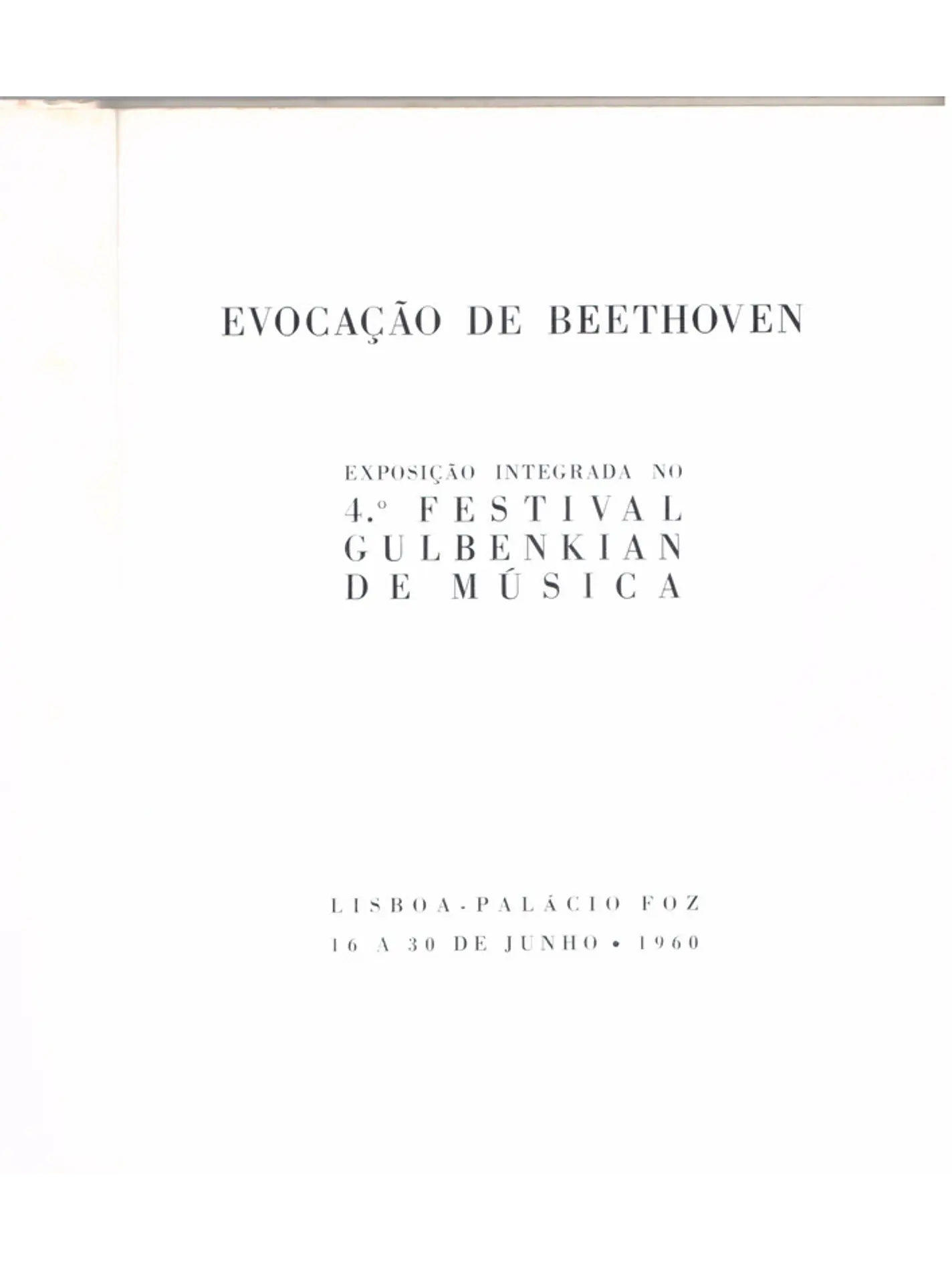 Evocação de Beethoven exposição integrada no quarto festival gulbenkian de música 1