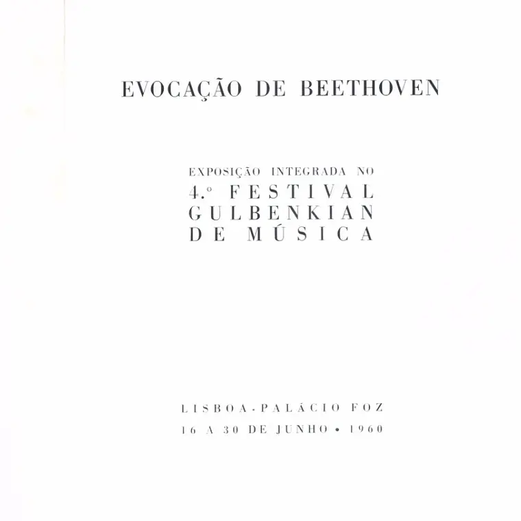 Evocação de Beethoven exposição integrada no quarto festival gulbenkian de música 1