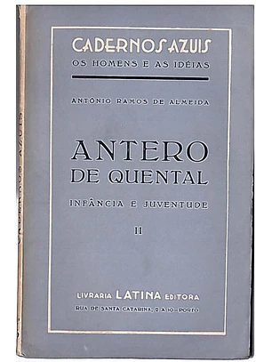 Antero de Quental - Infância e juventude - Volume 2