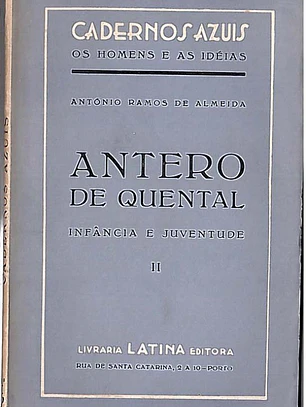 Antero de Quental - Infância e juventude - Volume 2
