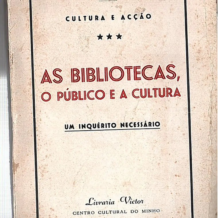 As bibliotecas o público e a cultura 1