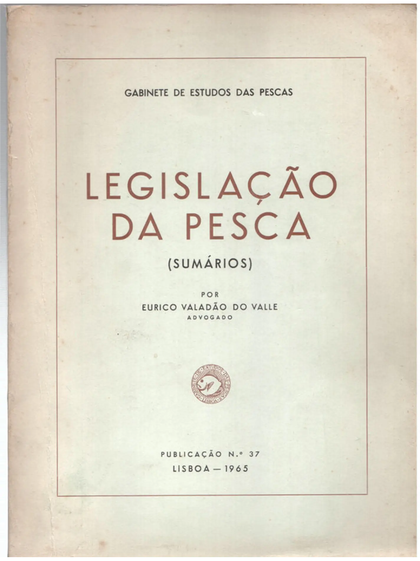 Legislação da pesca sumários - n 37 1