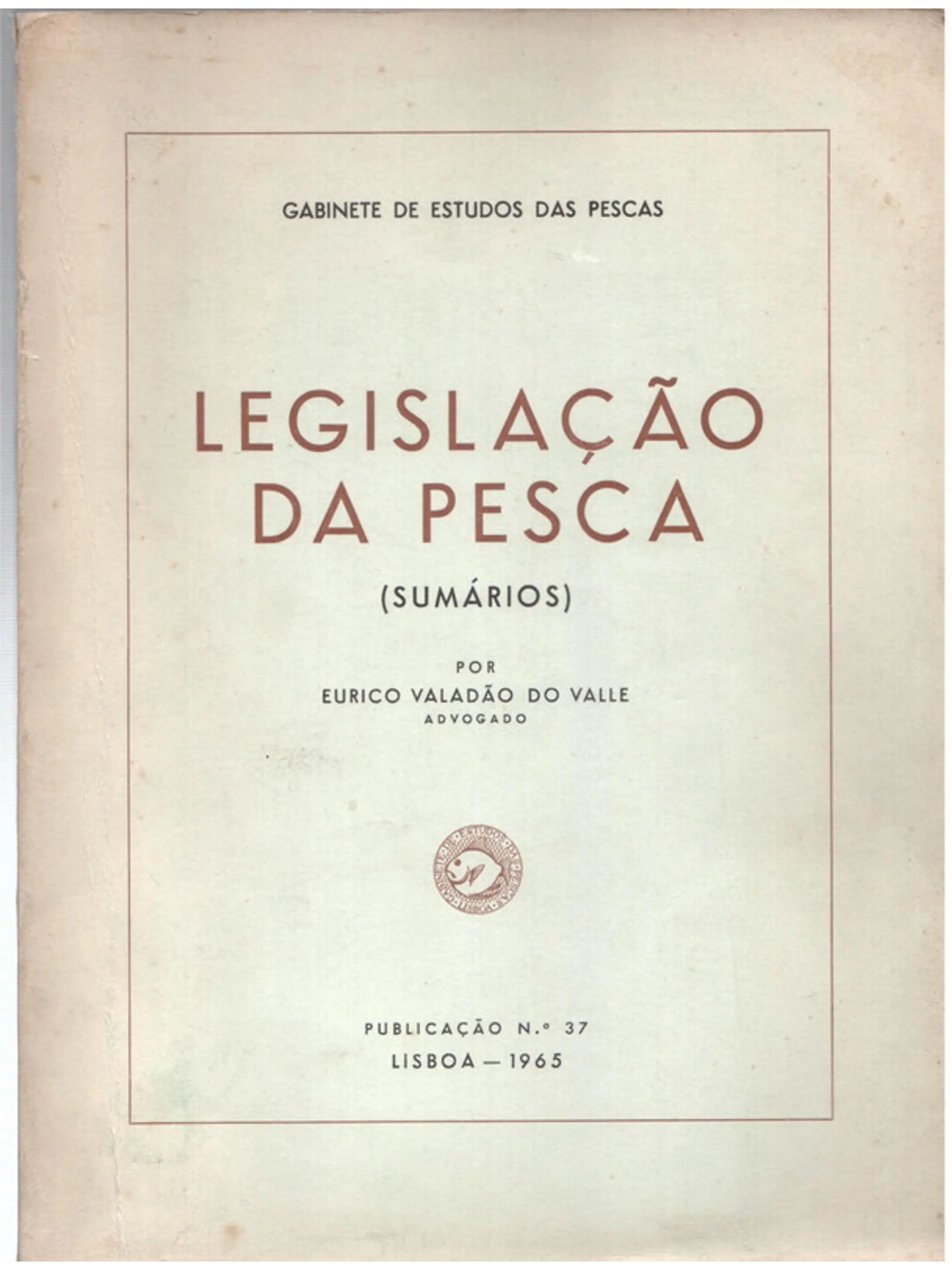 Legislação da pesca sumários - n 37 1