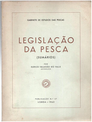 Legislação da pesca sumários - n 37