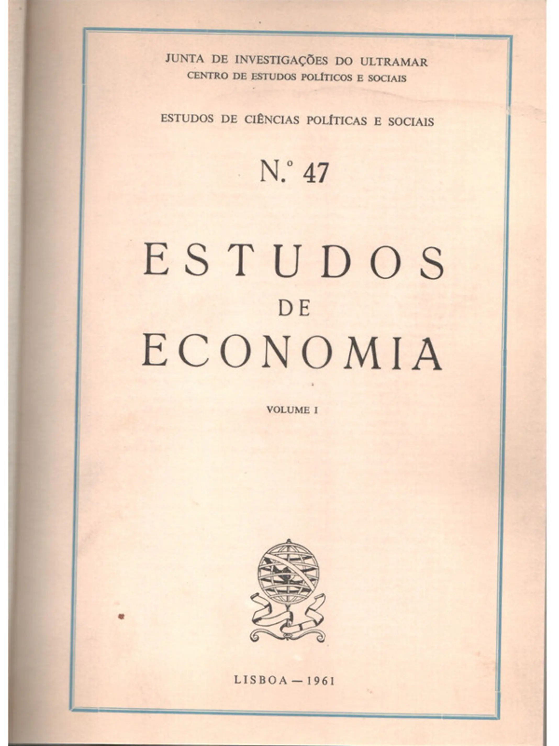 Estudos de economia (volume 1) 1