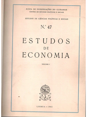 Estudos de economia (volume 1)