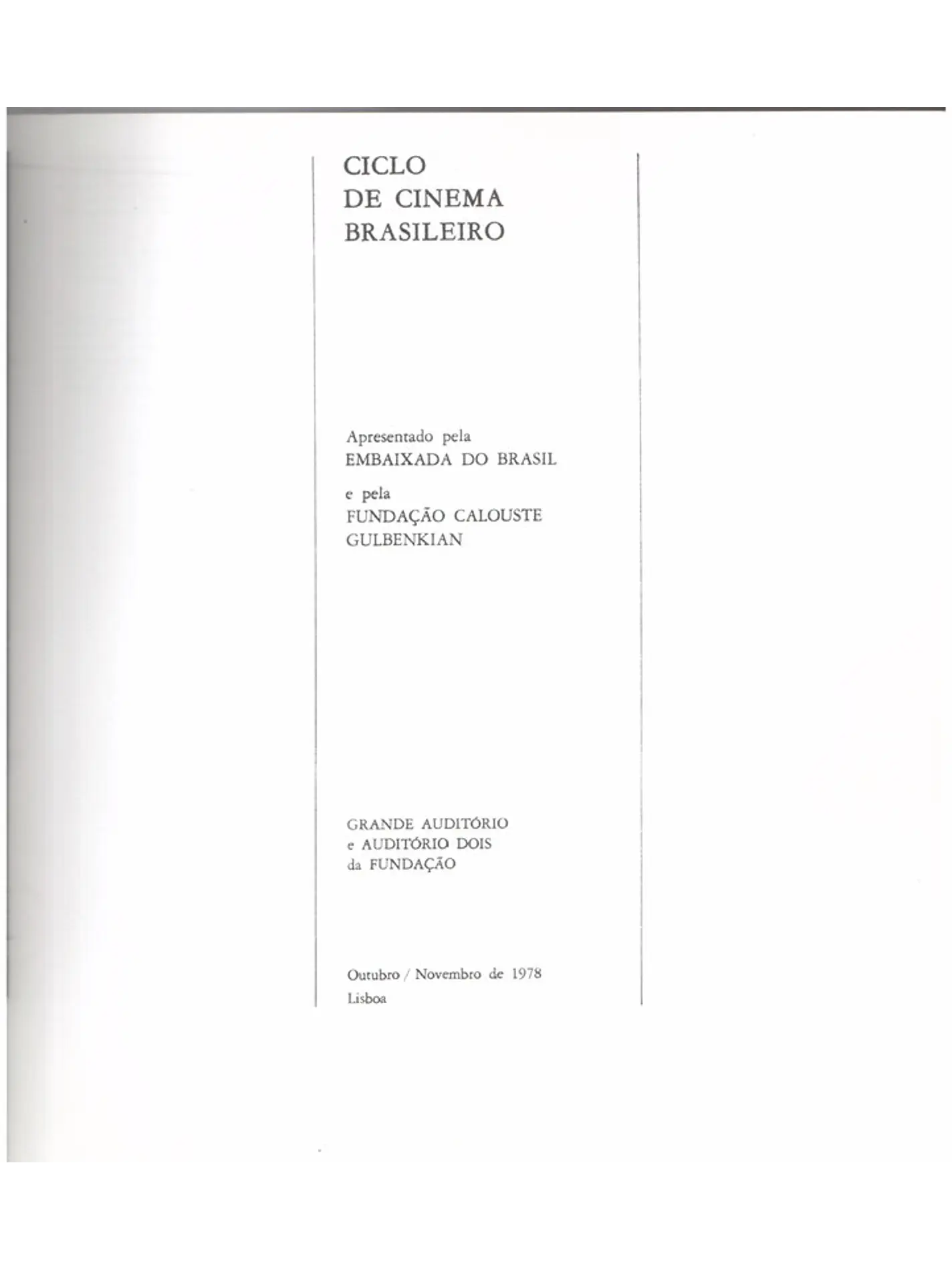 Ciclo do cinema brasileiro 2