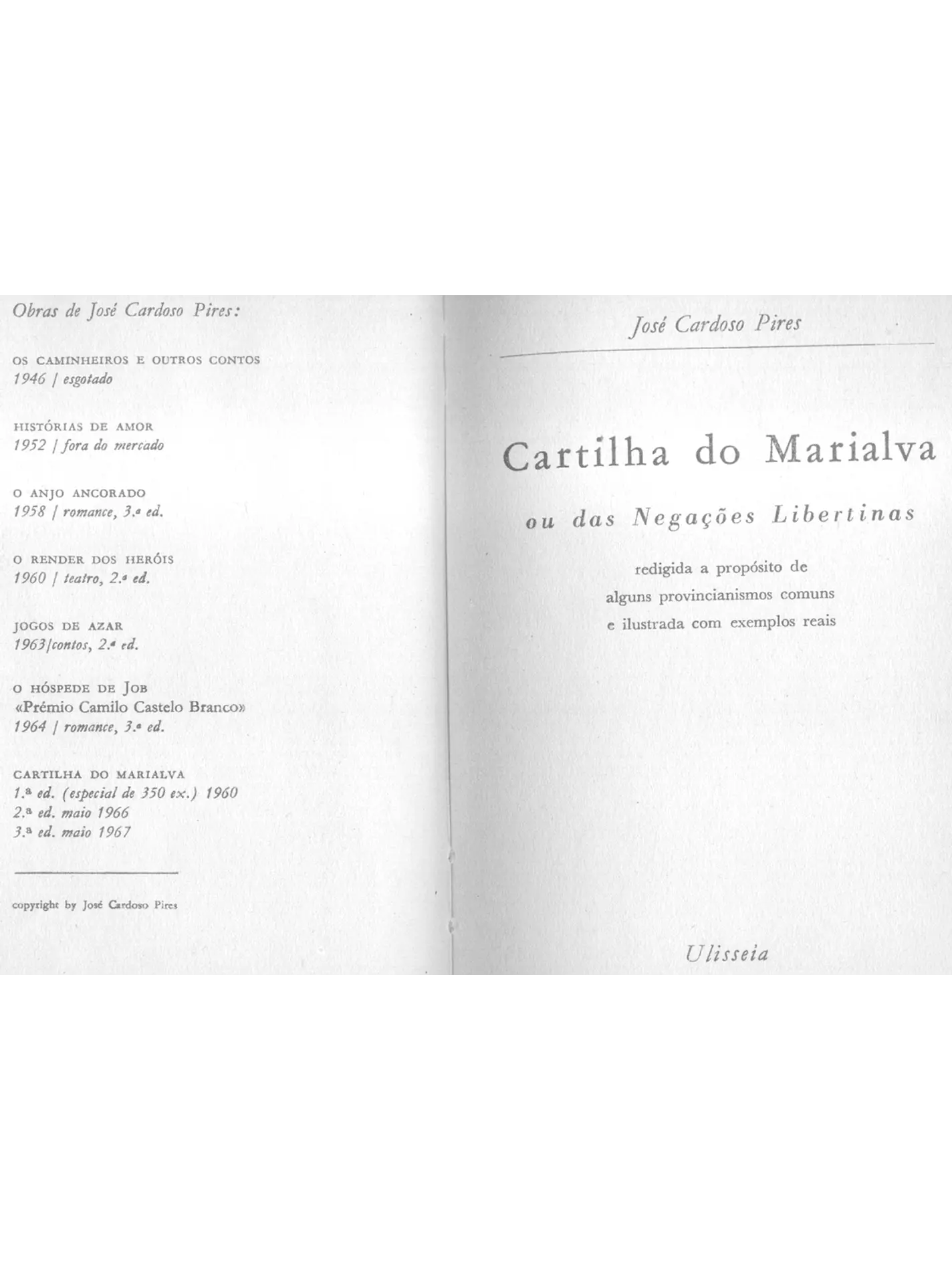Cartilha do Marialva ou das Negações Libertinas 1