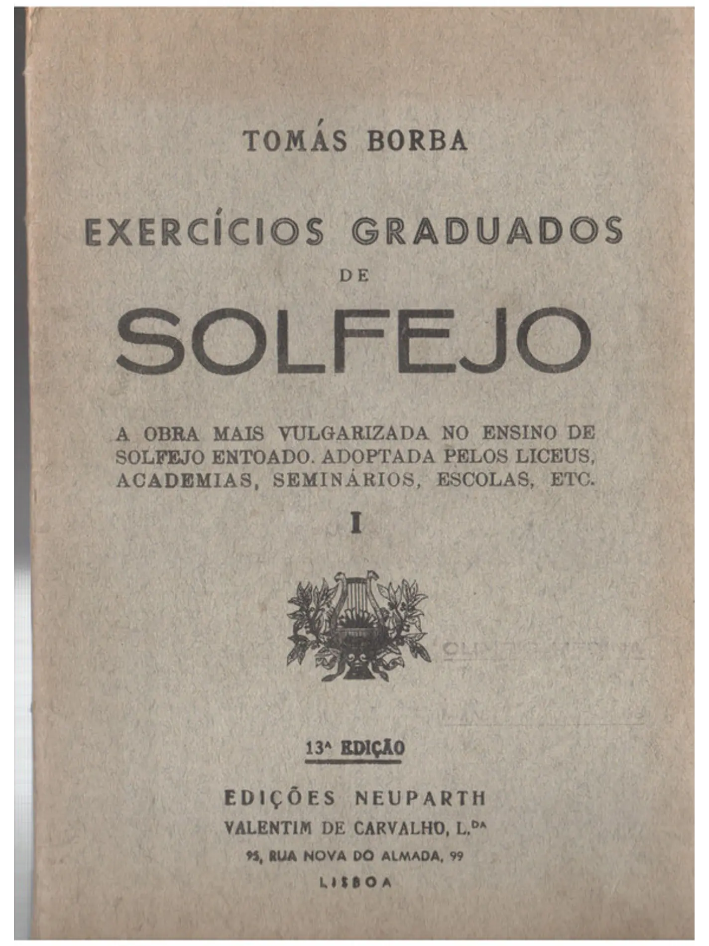 Exercícios graduados de solfejo 1 1
