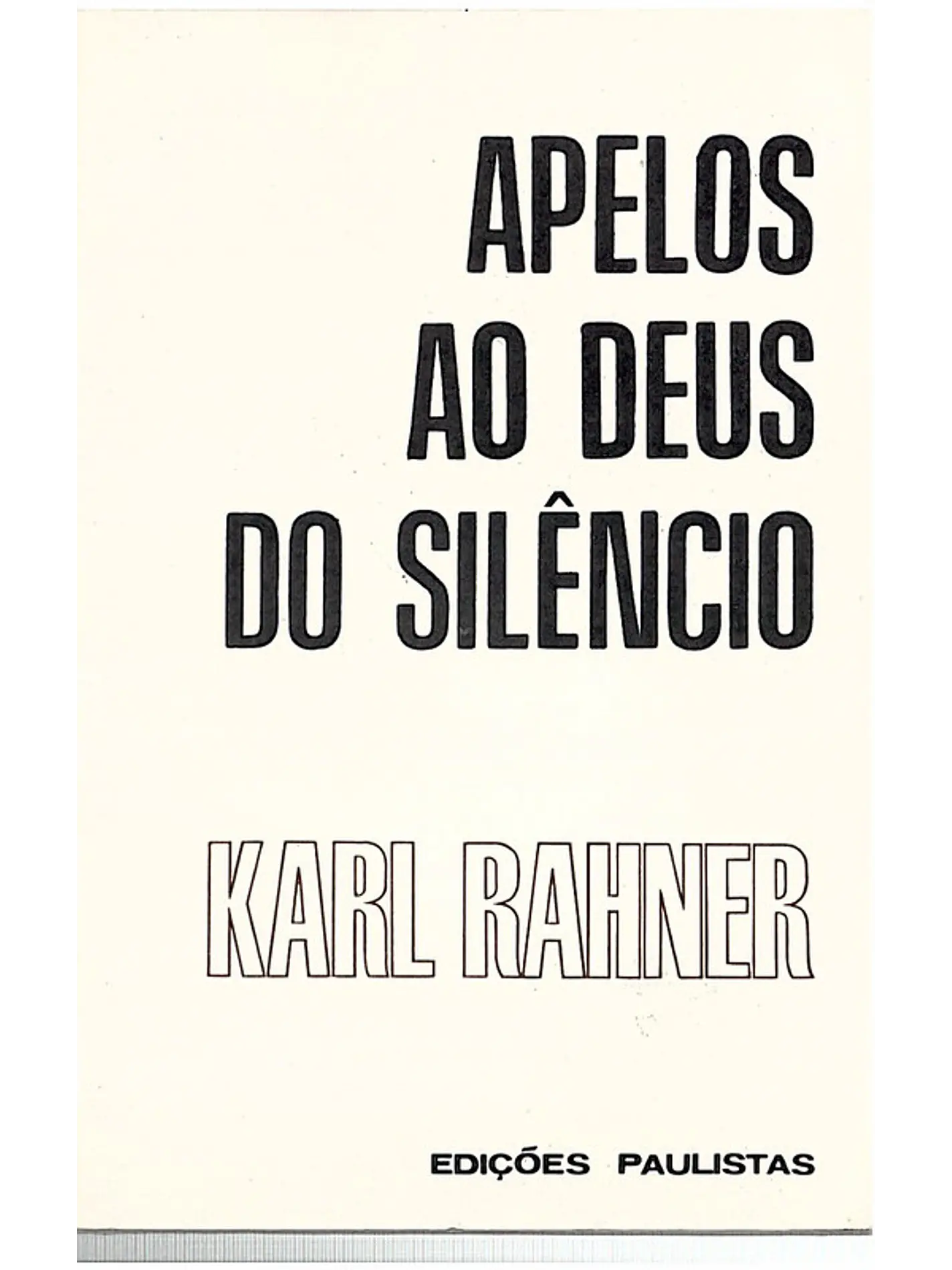 Apelos ao deus do silêncio 1