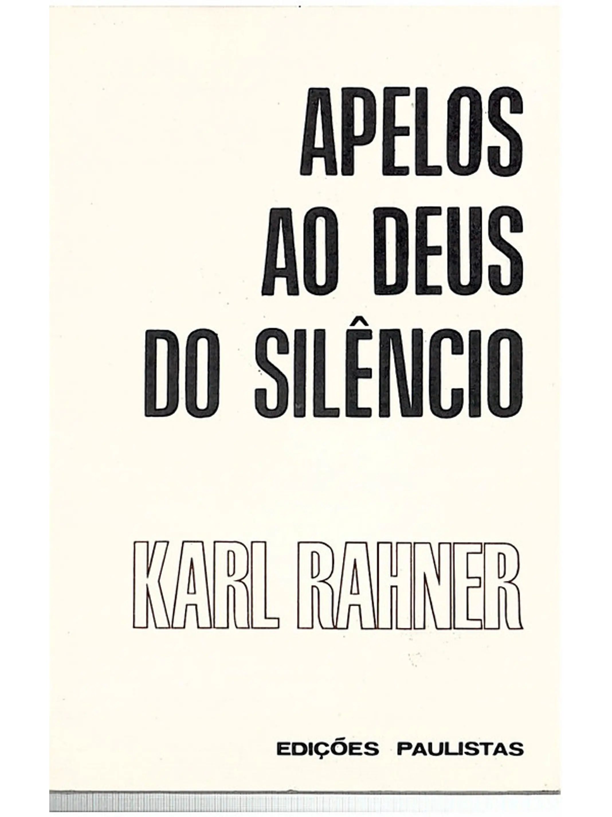 Apelos ao deus do silêncio 1