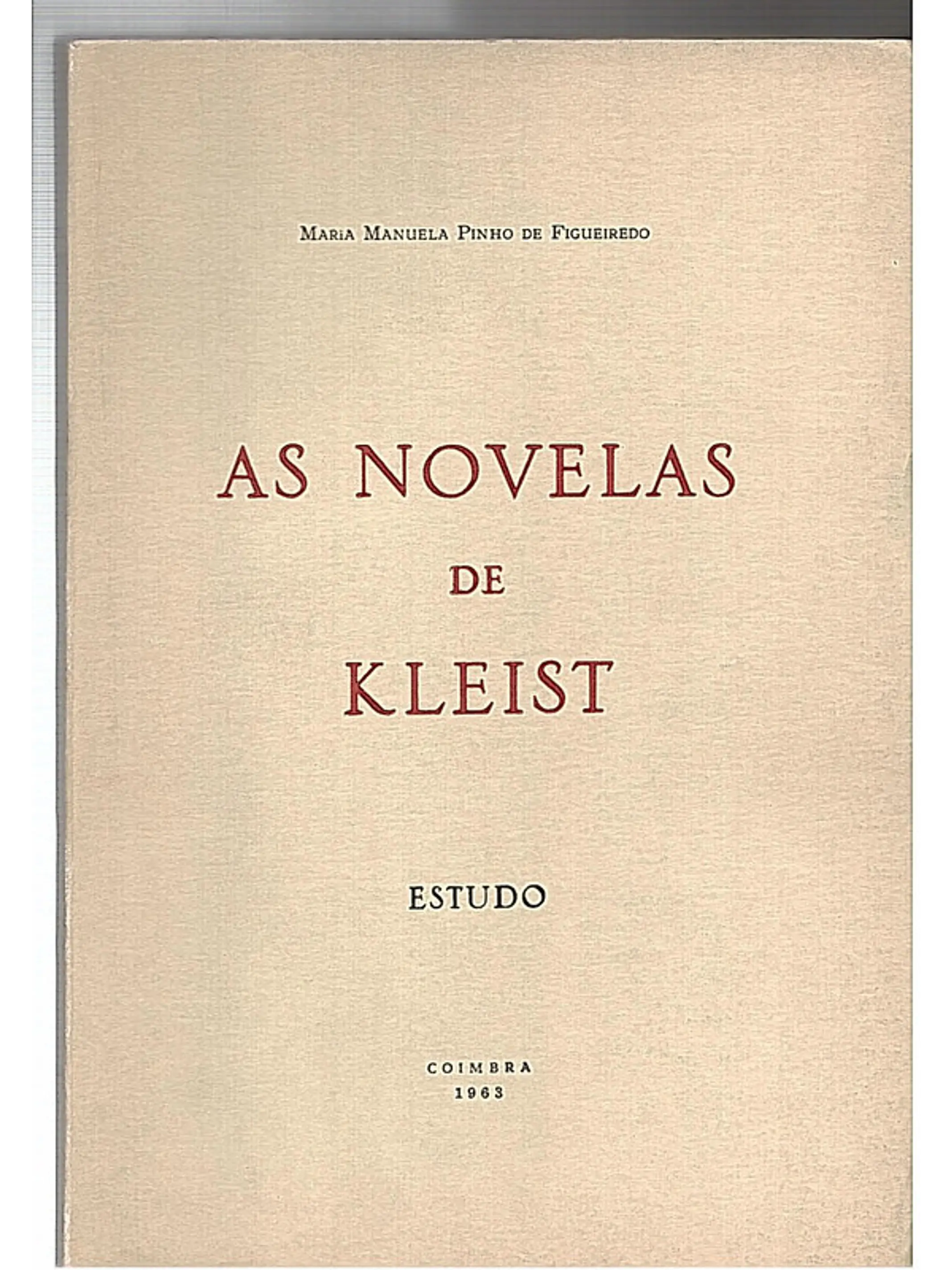 As novelas de KLEIST 1