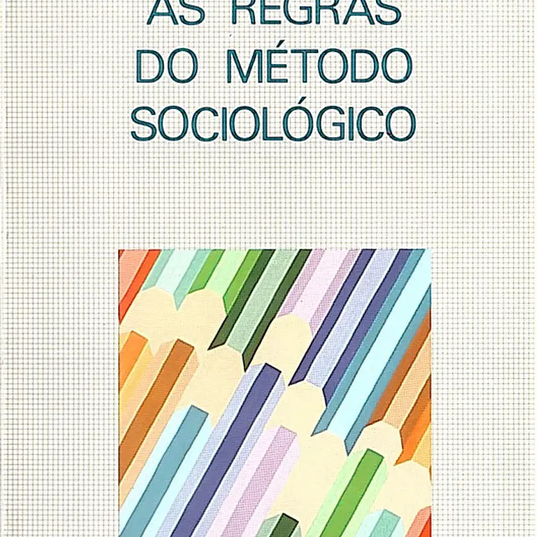 As regras do método sociológico 1