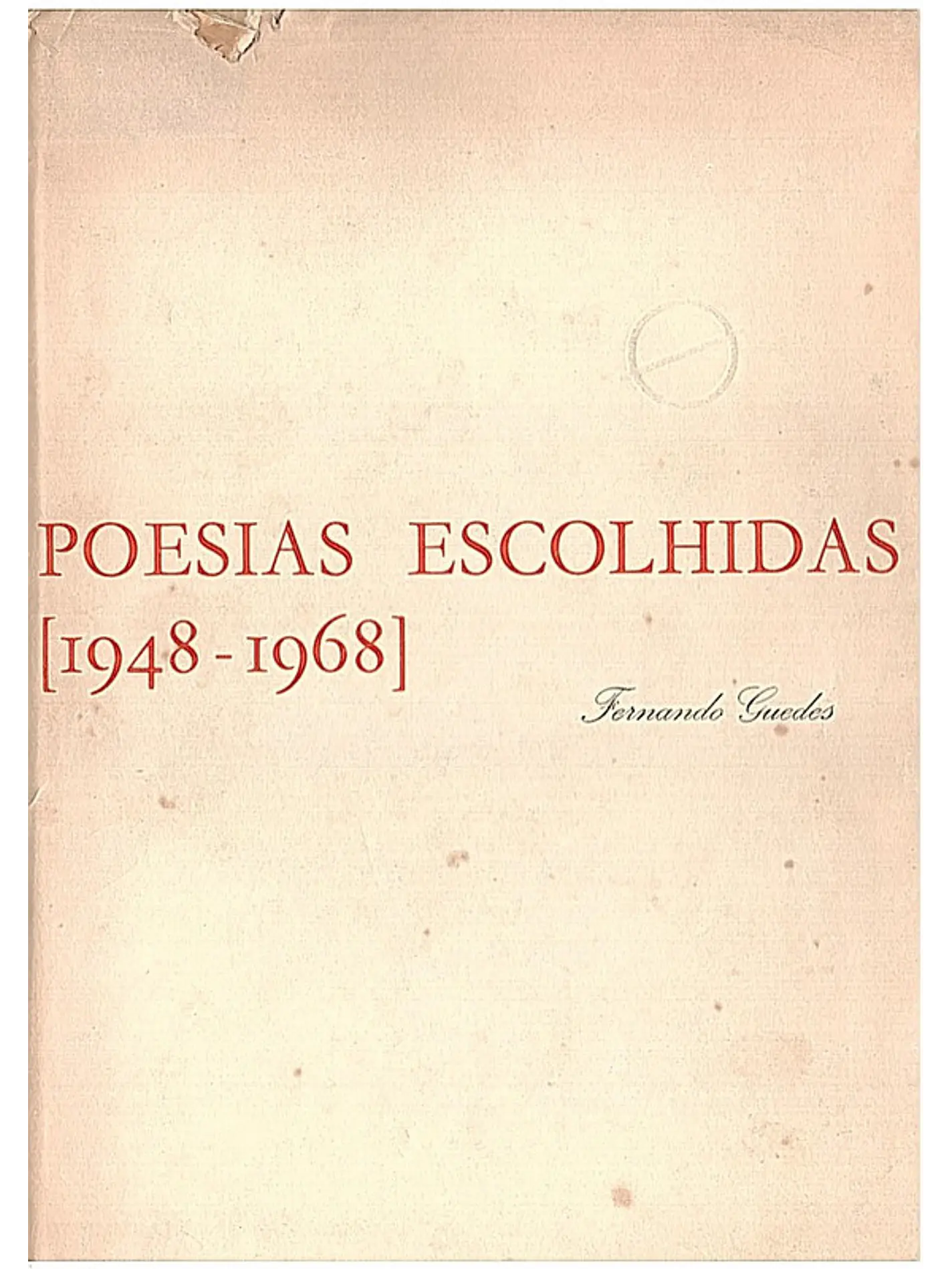 Poesias escolhidas (1948-1968) 1